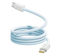 Cavo autoassemblante USB-C Dynamic 4 Pro 100W da 1 m - Blu