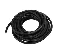 Cavo automobilistico calibro 8 AWG 7,62 m / 25 piedi Cavo elettrico Flessibile di facile installazione Cavo di alimentazione per auto Cavo di messa a terra per batteria per auto (Black)