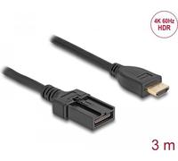 Cavo automobilistico Delock HDMI Plug /Plug /Plug /Plug 3 M 4K 60 Hz NEW