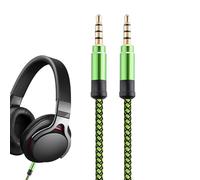 Cavo AUX 1,5 m 3 m 3,5 mm placcato oro cavo audio jack AUX, adattatore di estensione cavo ausiliario da maschio a maschio per altoparlante audio per cuffie auto