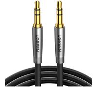 Cavo Aux 3.5mm, stereo, intrecciato, nylon, 3m, compatibile cuffie, auto, sma...