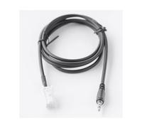 Cavo AUX, adattatore cavo ingresso audio AUX per autoCavo jack audio Aux da 3,5 mm Cavo neroAdattatore AUX femmina da 3,5 mm per auto