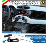CAVO AUX + BLUETOOTH STEREO FIAT PANDA MK3 312 1.5 METRI RETROFIT MP3