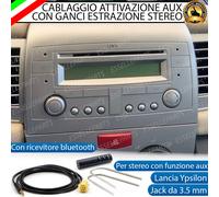 CAVO AUX + BLUETOOTH STEREO LANCIA YPSILON FINO AL 2010 1,5 METRI RETROFIT
