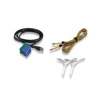 CAVO AUX JACK FEMMINA PER FIAT BRAVO DAL 2007 + KIT SMONTAGGIO + CAVO BESYNC