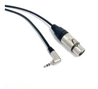 Cavo Aux Microfono Neutrik, da Jack 3,5 Stereo Angolo 90 a Cannon XLR