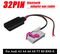 Cavo AUX Musicale Adattatore Modulo bluetooth 32 pin per Audi A3 A4 A6 R8 RNS-E