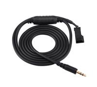 Cavo AUX per auto con ingresso audio stereo e jack femmina da 3,5 mm, design Plug & Play, materiale ABS di alta qualità, elevato volume di