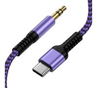 Cavo AUX per iPhone 16 per iPhone, da USB tipo C a jack audio AUX da 3,5 mm per iPhone 16Pro Max/15Pro/15Plus/15, da A ux a USB C 1 m per Samsung Galaxy S25/S24Ultra/A55/A15 per autoradio/cuffie