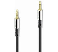 cavo aux sonero® Premium da 1 m, cavo jack audio da 3,5 mm, adatto per iPhone, iPad, smartphone, tablet PC, automobili e altri dispositivi stereo, nero
