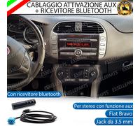 CAVO AUX STEREO + BLUETOOTH FIAT BRAVO MK2 CAVO DA 1,5 METRI RETROFIT MP3