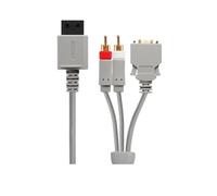 Cavo AV D-Terminal da 1,8 m, connettore D4 a porta di uscita multipla, Y/Pb/Pr compatibile con i modelli di console RVL-001 RVL-101 WUP-101 for Wii e U - 6 piedi