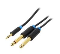 Cavo BACBI jack 635 mm maschio x2Jack 35 mm 3 pin maschio3 metriVENTION