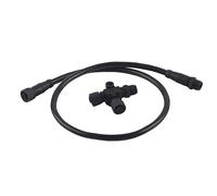 Cavo backbone con connettore a T, per cavo backbone drop NMEA 2000 con connettore a T 5 pin impermeabile M12 0,5 m per reti Garmin