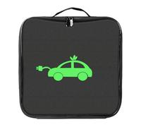 Cavo bag, elettrico bag, impermeabile Sturdy Oxford Ampia Capacity Easy Carrying Anti-Collision Padding Secure Zipper Space-Saving Design, Charger Case for Car