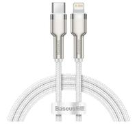 Cavo Baseus Cafule 1 m Lightning USB C Maschio Bianco Trasferimento 480 Mbps