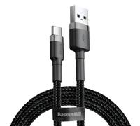 Cavo Baseus Cafule USB - A a USB - C QC 3.0, 3A - 1 m - Nero / Grigio KP35155