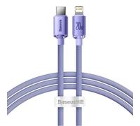 Cavo Baseus Crystal Shine USB C a Lightning 1,2 m 20W Viola