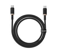 Cavo Baseus Dura USB-C a USB-C 100W 1m Nero Oro Ricarica Rapida