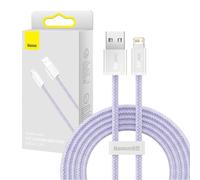 Baseus Dynamic Series - Cavo dati di ricarica rapida USB a iP 2,4 A, 2 m, colore: Viola