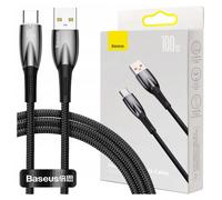 Cavo Baseus Glimmer da USB a USB-C, 100W, 1m (nero)