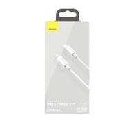 Cavo Baseus Simple Wisdom USB-C a Lightning PD 20W 1,5 m Bianco