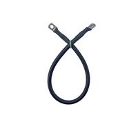 Cavo batteria 0AWG 50mm ² 20-200CM con terminale in rame placcato stagno in silicone morbido, adatto for energia solare inverter automobilistico(2AWG BLACK,80CM_M10 - M10)