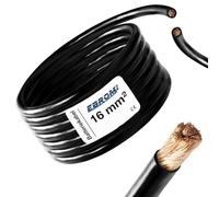 Cavo batteria nero H07V-K 16 mm² - Cavo batteria - 99,9% rame OFC, 3 m (3M) 16 mm²