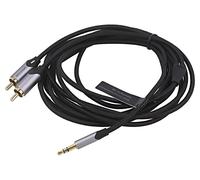 Cavo BCNBI Jack 3,5 mm spina 3 pin, spina RCA x2 3 metri nero PVC VENTION