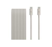 Cavo Beats intrecciato da 240 W, da USB-C a USB-C, per ricarica rapida, resistente e antigroviglio, compatibile con dispositivi Apple e Android (3 m) - Grigio guizzo