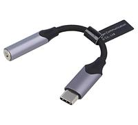 Cavo BGJHA Jack 3,5 mm femmina, connettore USB C nichelato 0,1 m argento VENTION