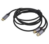Cavo BGVHG femmina RCA x2USB connettore C placcato oro 15 m nero VENTION