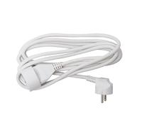 Cavo bianco prolunga 2 metri, H05VV-F 3G1.5m㎡, Presa di corrente: 16A 250V