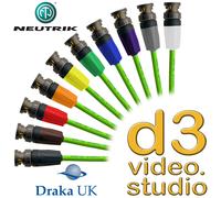 Cavo BNC Twist Posteriore UHD Neutrik 50 Pro Video Digitale 12G SDI Draka