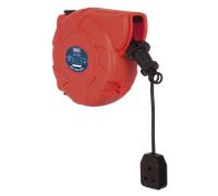 Cavo Bobina Sistema Retrattile 10m 1 X 230V Presa - Sealey CRM101 Nuovo
