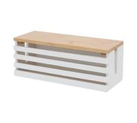 Cavo Box - Organizzatore di stoccaggio del coperchio della protezione del filo per risparmio spaziale, vassoio di gestione della scrivania con di cavo nascosto per la casa di lavoro per il lav