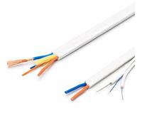 Cavo Breakout A 2 Core E Cavo Ibrido In Fibra Ottica Ibrido Monomodale, Rame Privo Di Ossigeno 0,5 Mm², Elevata Resistenza Alla Trazione E Trasmissione Del Segnale Stabile(160FT,Hybrid)