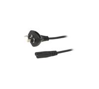 Cavo C7A18 IEC C7 femmina, AS/NZS 3112 (I) maschio 1,8 m nero SUNNY