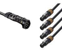 Cavo Ca-Com maschio / 4 speakon 2P NL2FX, Made in Italy x L'Acoustics DOSUB-LA8