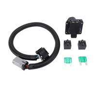 Cavo cablaggio 7 Pin per rimorchio, connettore adattatore 55243 compatibile F - 450 F - 550 Super Duty 1999-2001 - Connessione e installazione plug & play per traino a