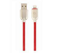 CAVO CARICA E DATI USB-A 2.0 8-PIN LIGHTNING 2MT ROSSO (CC-USB2R-AMLM-2M-R)
