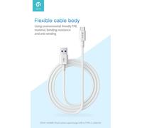 Cavo Carica rapida Type-C 5A Lunghezza 1,5 mt Bianco USB 3 - DESSC602W