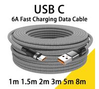 Cavo Caricabatteria rapida Spina USB Type-C 6A dati carica veloce x Smartphone