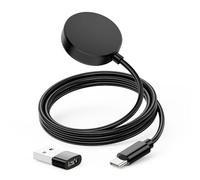 Cavo Caricatore per Samsung Galaxy Watch 7/ Ultra/ 6, 6 Classic/ 5, 5 Pro/ 4, 4 Classic/ 3/ Active 2, Active 1/ FE, Cavo di Ricarica USB C per Samsung Orologio con USB-C a A Spina Adattatore (1 Pezzo)