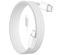 Cavo CarPlay 3,3FT per iPhone 17 Air 16 15 plus 16e, Resistente e Intrecciato Cavo CarPlay USB C a Tipo C per iPad 10 mini 6 7 Air 5a 4a generazione Pro 6 per Google Pixel 10 9 Pro 8a Galaxy, Bianco