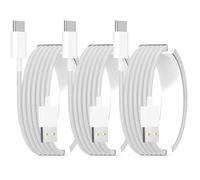 Cavo Carplay per auto per iPhone 16 15 USB C, confezione da 3 cavi da USB A a USB C da 1 m, 60 W, caricabatterie veloce da auto in nylon intrecciato, sincronizzazione dello schermo per iPhone 16/16