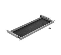 CAVO Cassetto portadocumenti in acciaio 850 mm grigio chiudibile a chiave | con ingresso cavi da scrivania per oggetti di valore