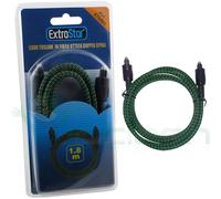 Cavo cavetto ottico ExtraStar digitale audio TosLink fibra ottica 1.8M ES1