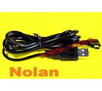 CAVO CAVETTO x alimentatore CARICABATTERIA NOLAN N-COM USB + USB MINI 5 SPCOM051