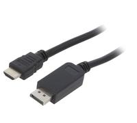 Cavo CC-DP-HDMI-3M DisplayPort 1.1HDMI 2.03 metri nero Iso.-Mat. esterno: PVC GE